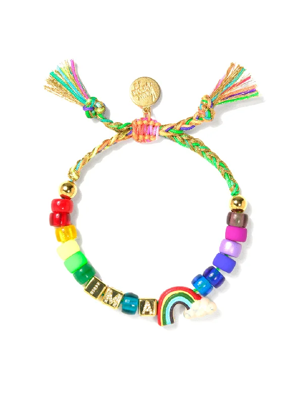 multi-colored gemstone bracelet for women-FEELINGS BRACELET (I'M A RAINBOW)