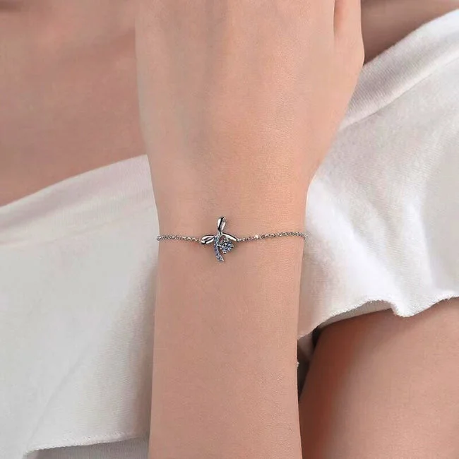 sterling silver rope bracelet for women-Haven Moissanite Bracelet