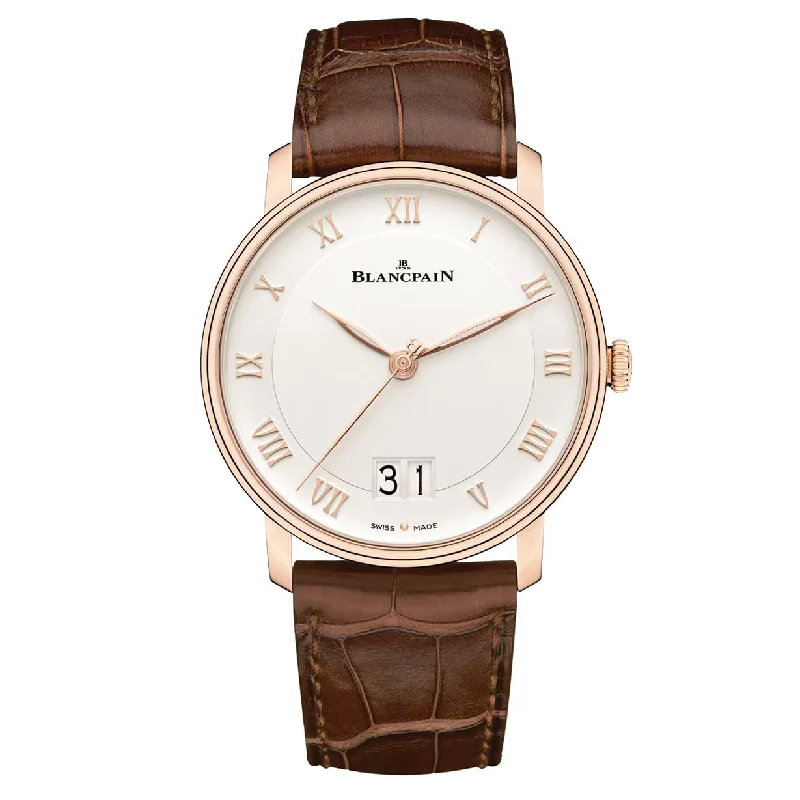 fitness watches for men with advanced heart rate, sleep, and workout tracking-Blancpain Villeret White Dial Men 40mm