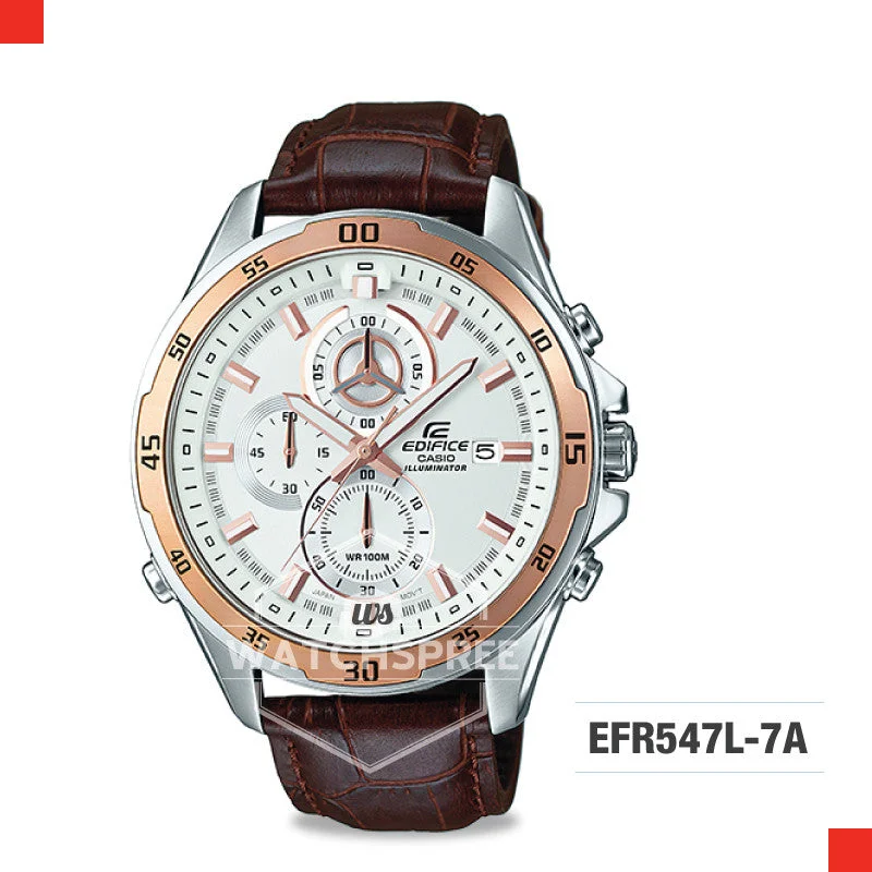 sport watches for men with fitness tracking, pedometer, and time tracking-Casio Edifice Watch EFR547L-7A