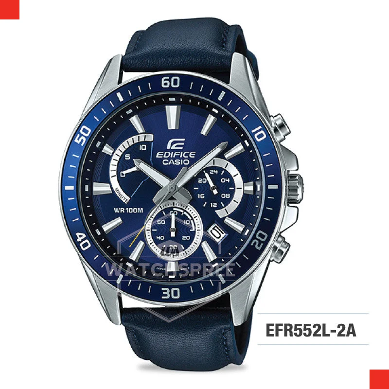 men’s luxury watches with stainless steel case and automatic movement-Casio Edifice Watch EFR552L-2A