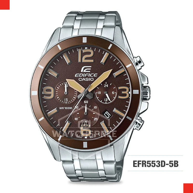 luxury watches with chronograph functions and intricate dial designs-Casio Edifice Watch EFR553D-5B