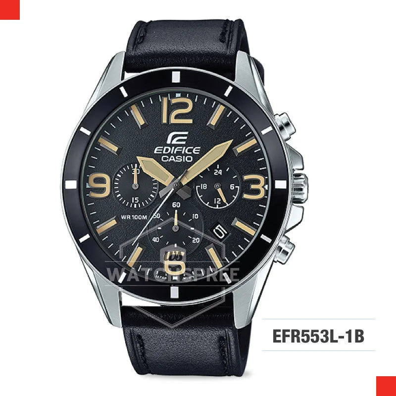 hybrid watches for men with modern design and fitness tracking capabilities-Casio Edifice Watch EFR553L-1B