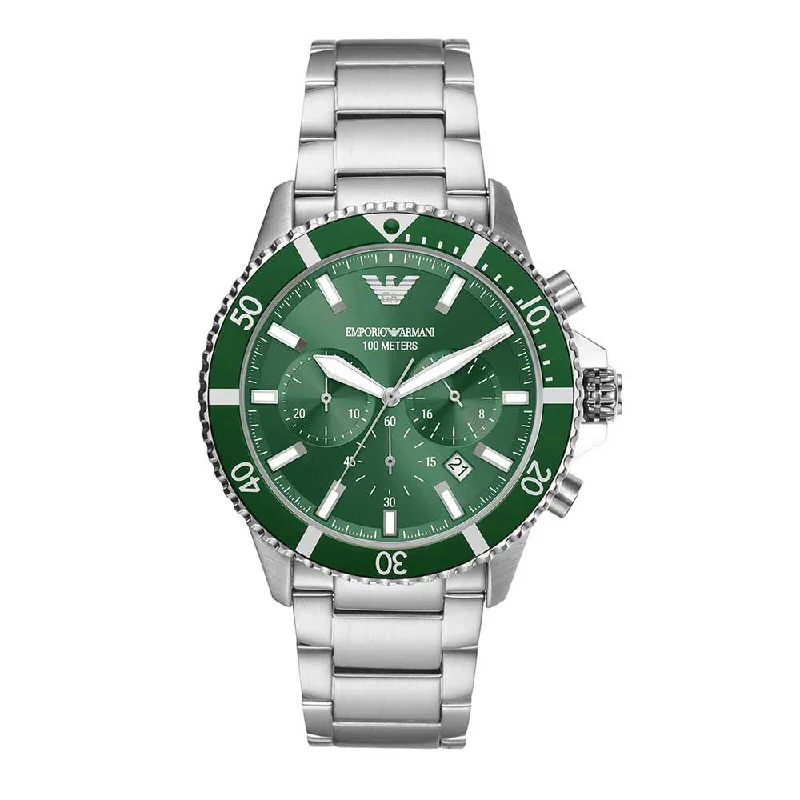 solar-powered watches for outdoor use with eco-friendly materials and durable build-EMPORIO ARMANI Men Attract Watch - AR11500