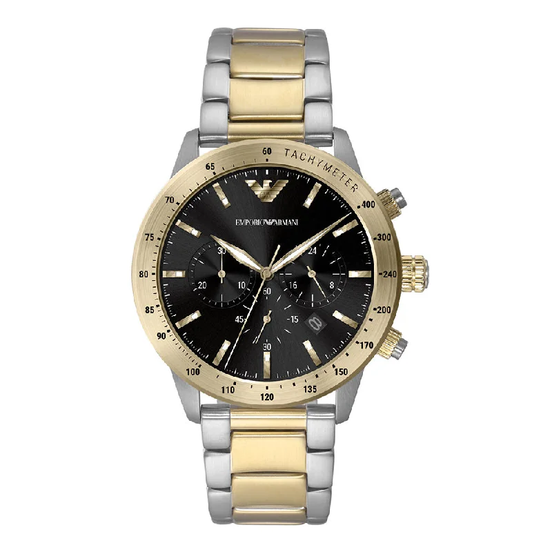 diving watches with digital display and water-resistant features-EMPORIO ARMANI Men Mario - AR11521