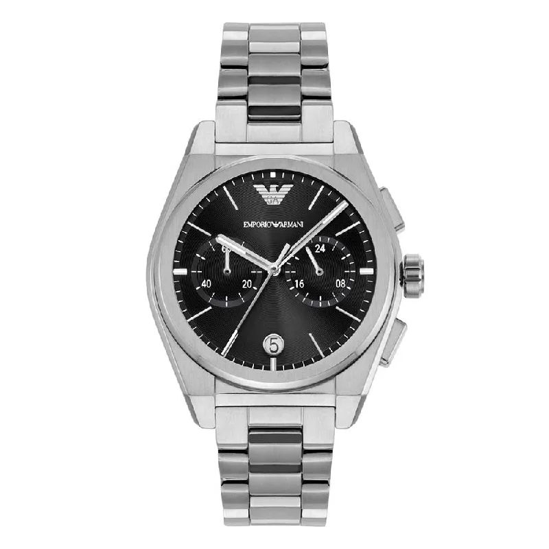 hybrid watches for men with heart rate sensor and fitness apps-EMPORIO ARMANI Men Octane Classic Sporty - AR11560