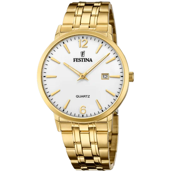 diving watches for men with professional-level water resistance-Festina Classics Stainless Steel Analog Mens Watch I Model F20513/2 Quartz Movement