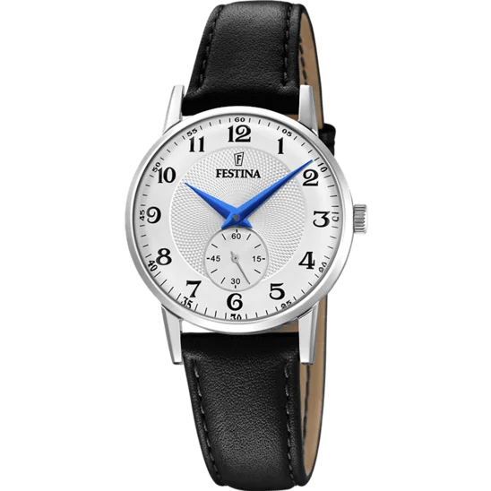 fitness watches with sleep tracking and pedometer-Festina Retro Leather Analog Ladies Watch I Model F20570/1 Quartz Movement