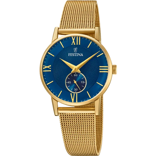 hybrid watches with fitness tracking, sleep analysis, and heart rate features-Festina Retro Stainless Steel Analog Ladies Watch I Model F20573/3 Quartz Movement