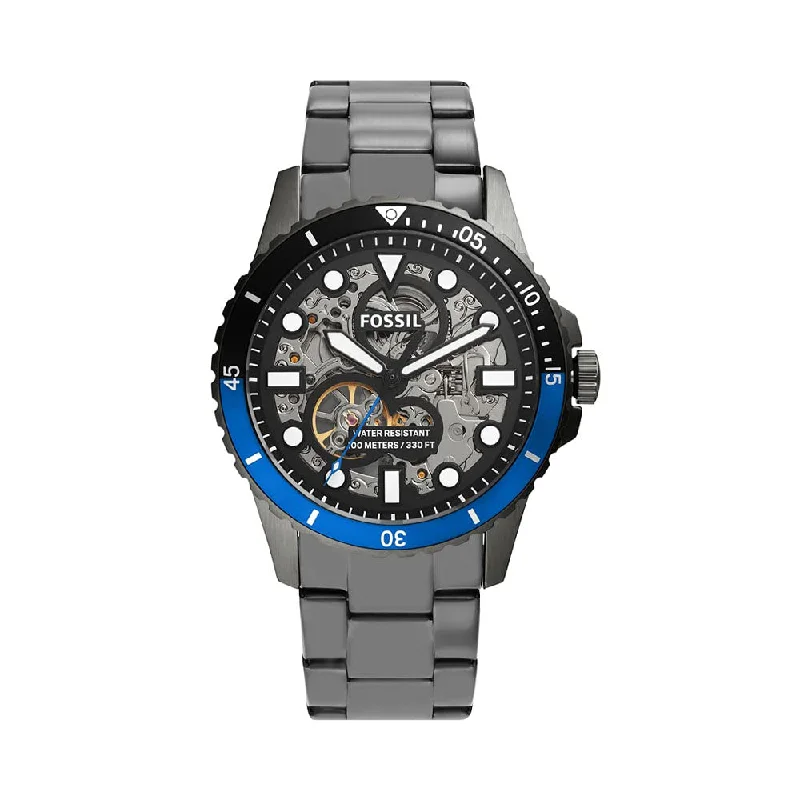 fitness watches with built-in GPS and sleep analysis for runners-FOSSIL FB-01 Men Automatic Watch - ME3201