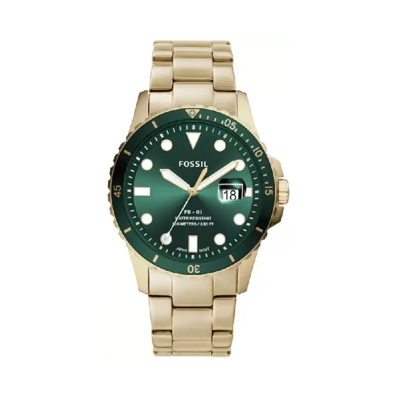 sport watches for women with multi-function modes and waterproof features-Fossil FS5658 FB-01 Analog Watch For Men