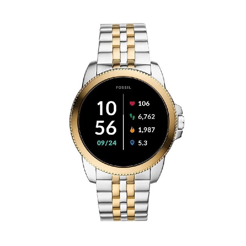 hybrid smartwatches for men with classic analog face and modern features-FOSSIL FTW4051 Gen 5E Smart Watch For Men