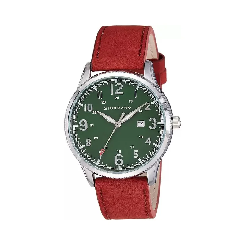 solar-powered watches for outdoor enthusiasts with eco-friendly materials-GIORDANO A1048-04 Analog Watch - For Men