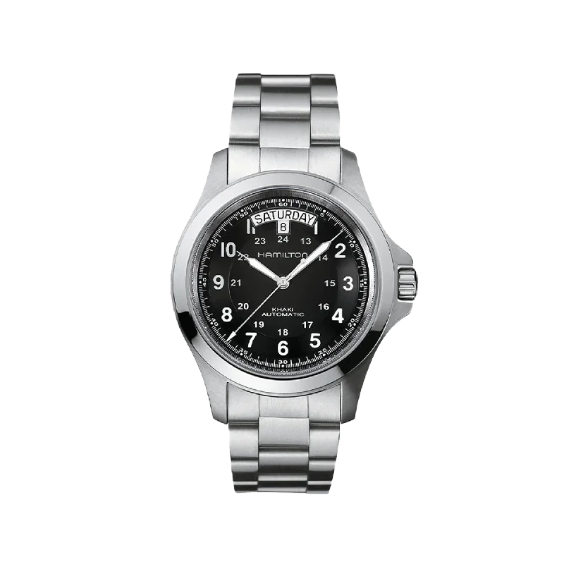 sport watches for men with workout tracking and fitness analysis-Hamilton Khaki Field King Auto