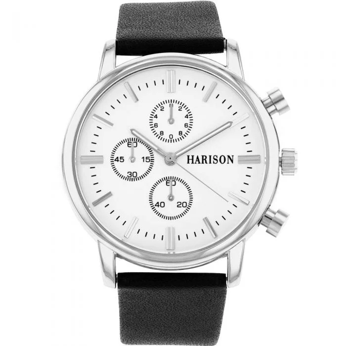 solar-powered watches with classic design and eco-friendly materials-Harison Watch  *Imitation Sub Dials*