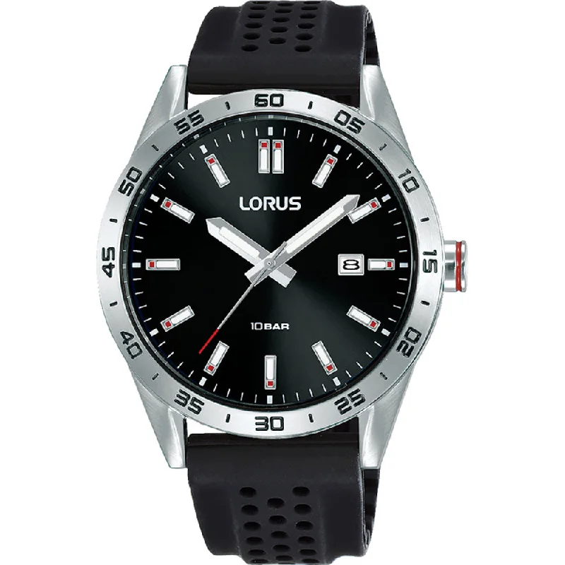 men’s luxury watches with sapphire crystal and leather strap-Lorus RH965NX-9