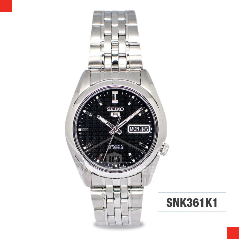 sport watches for men with step counting, pedometer, and GPS features-Seiko 5 Automatic Watch SNK361K1