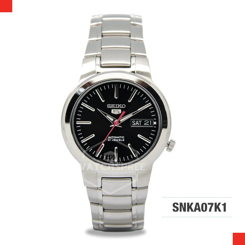 fitness watches for men with advanced heart rate, sleep, and workout tracking-Seiko 5 Automatic Watch SNKA07K1