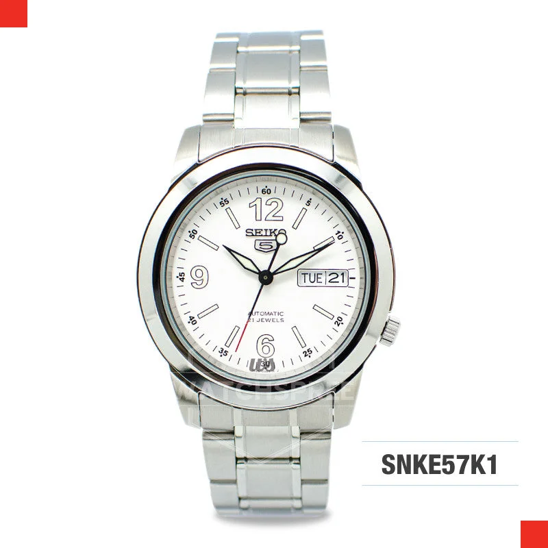 diving watches with automatic movement and rotating bezel-Seiko 5 Automatic Watch SNKE57K1