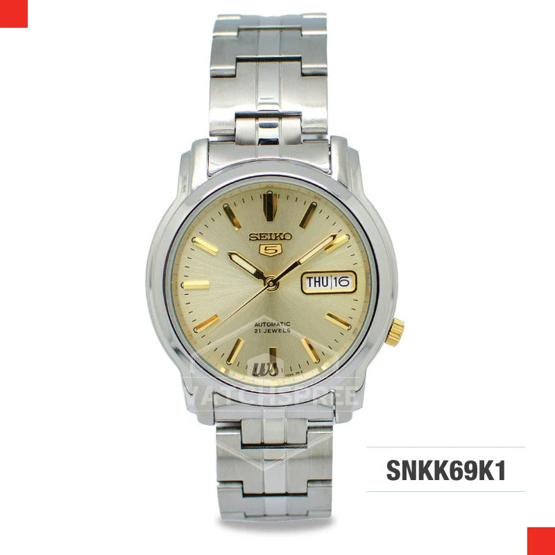 luxury watches for men with classic design and high-performance features-Seiko 5 Automatic Watch SNKK69K1