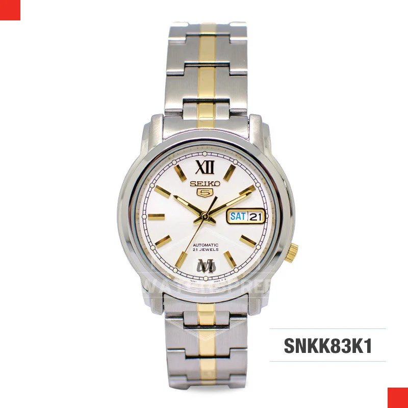 luxury watches for men with unique complications and stainless steel bands-Seiko 5 Automatic Watch SNKK83K1