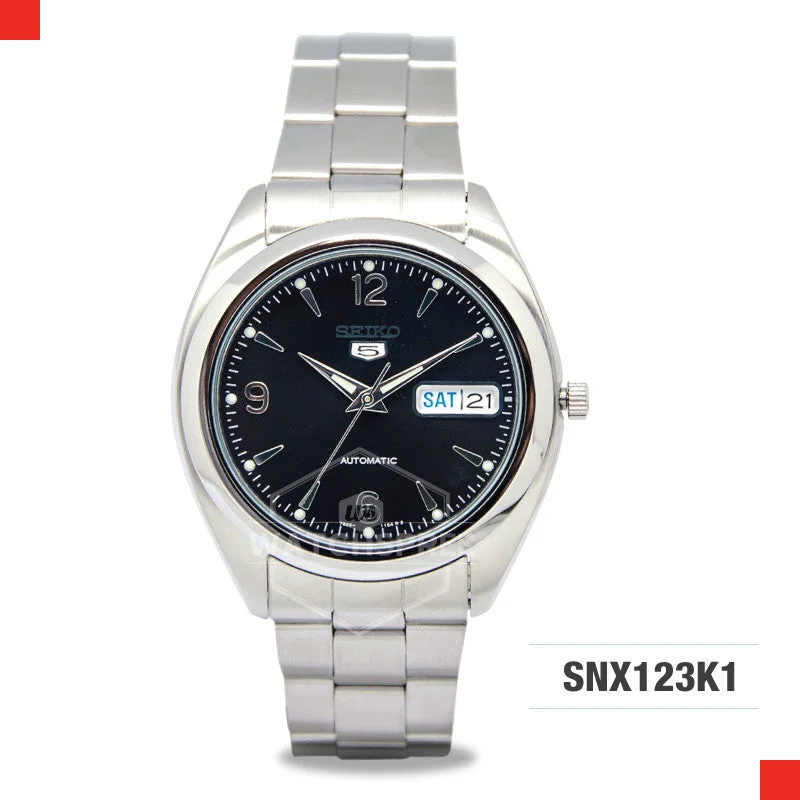 hybrid watches with GPS, heart rate monitoring, and digital display-Seiko 5 Automatic Watch SNX123K1