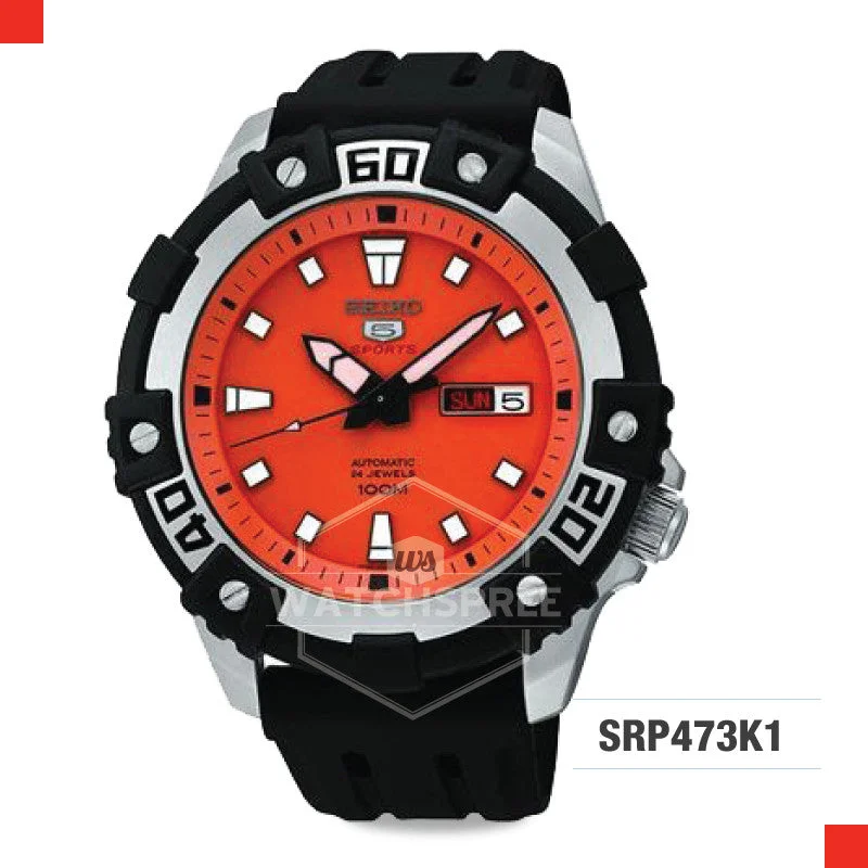 sport watches with GPS tracking and altitude measurement-Seiko 5 Sports Automatic Watch SRP473K1 (Not For EU Buyers)