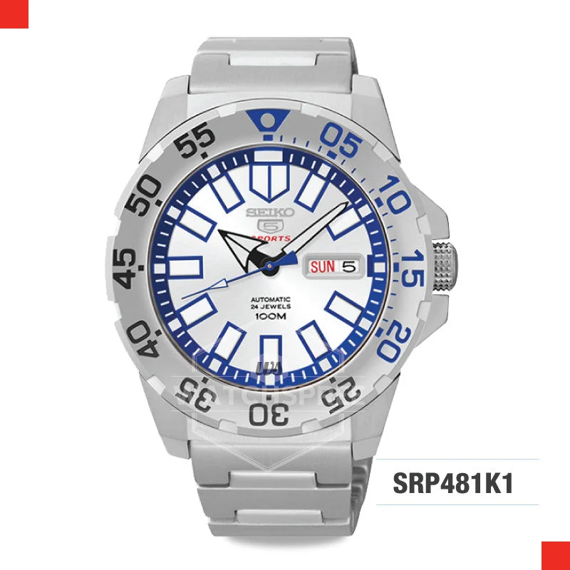 sport watches for men with barometer, GPS, and workout modes-Seiko 5 Sports Automatic Watch SRP481K1 (Not For EU Buyers)