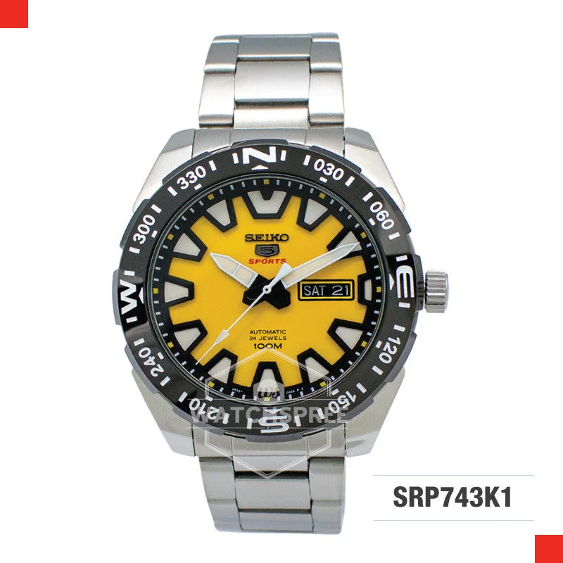 luxury sport watches with advanced tracking and elegant design-Seiko 5 Sports Automatic Watch SRP745K1