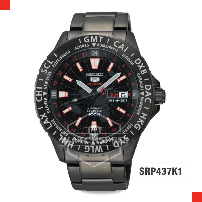 sport watches with multi-function features and waterproof design-Seiko 5 Sports Limited Edition Watch SRP437K1