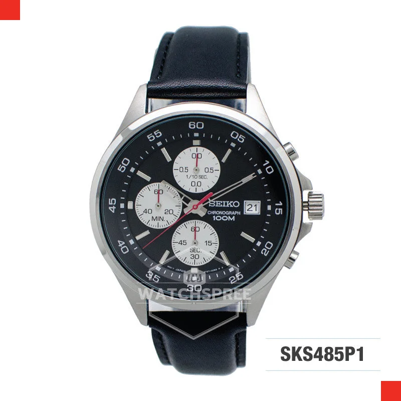 women’s watches with minimalist design and comfortable straps-Seiko Chronograph Watch SKS485P1