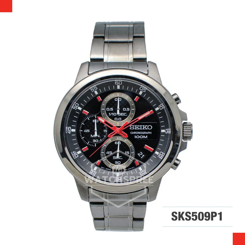 hybrid watches with customizable design and fitness tracking-Seiko Chronograph Watch SKS509P1