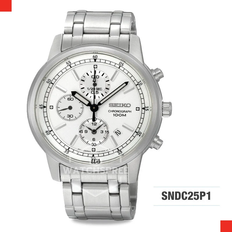 sport watches with built-in compass and barometer for outdoor activities-Seiko Chronograph Watch SNDC25P1 (Not For EU Buyers)