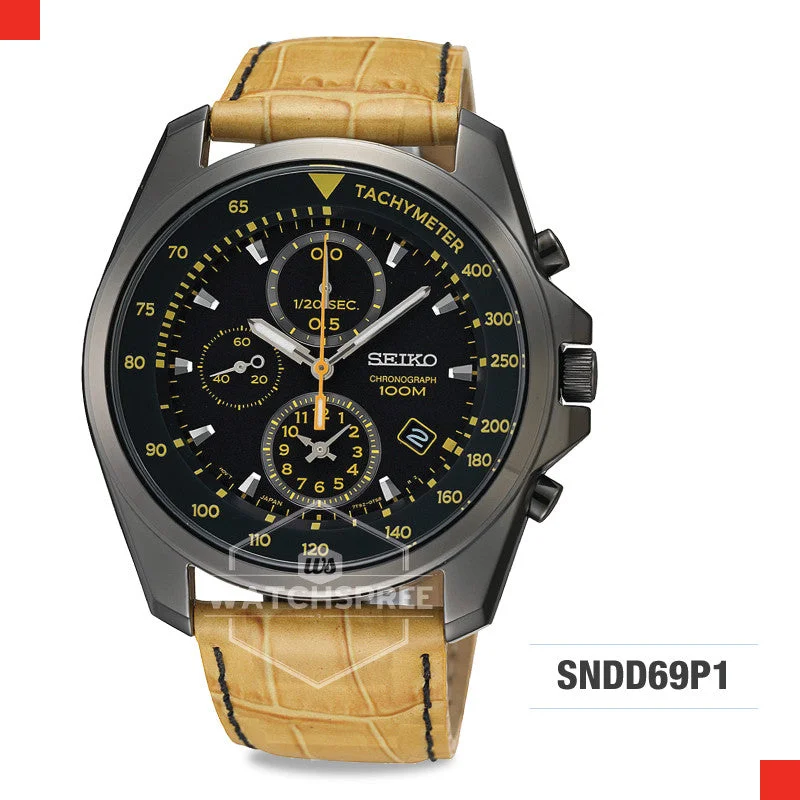 men’s watches with built-in GPS and health tracking apps-Seiko Chronograph Watch SNDD69P1 (Not For EU Buyers)