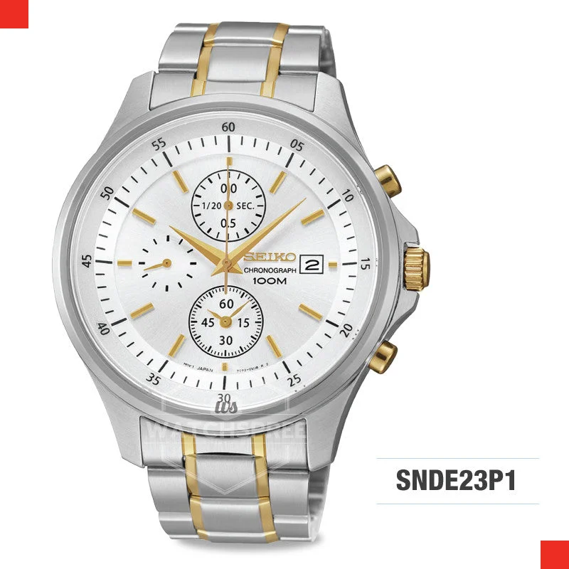 fitness watches with body composition analysis and heart rate monitor-Seiko Chronograph Watch SNDE23P1