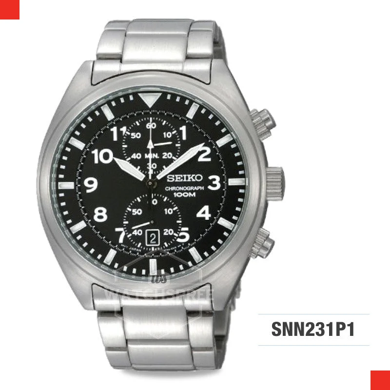 smartwatches with built-in GPS for outdoor adventures-Seiko Chronograph Watch SNN231P1 (Not For EU Buyers)