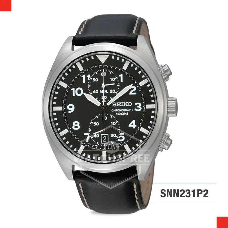 sport watches for men with workout tracking and fitness analysis-Seiko Chronograph Watch SNN231P2 (Not For EU Buyers)