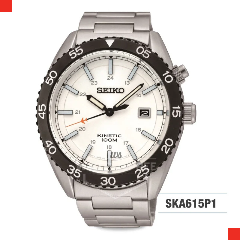 men’s sport watches with chronograph and date display-Seiko Kinetic Watch SKA615P1