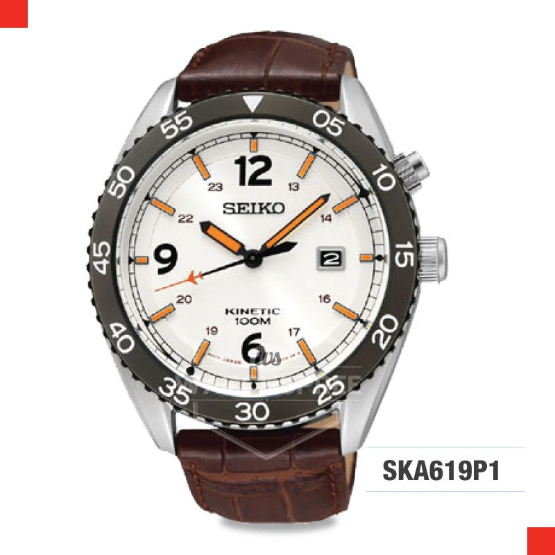 hybrid watches for men with water resistance and multi-function features-Seiko Kinetic Watch SKA619P1 (Not For EU Buyers)