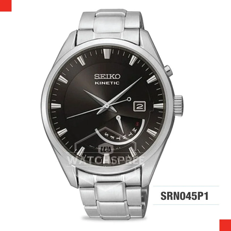 hybrid watches for women with digital fitness tracking and analog style-Seiko Kinetic Watch SRN045P1 (Not For EU Buyers)