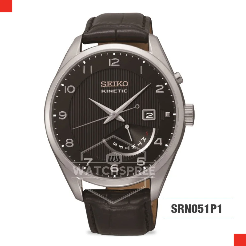 smartwatches with GPS and fitness tracking for hiking and running-Seiko Kinetic Watch SRN051P1 (Not For EU Buyers)