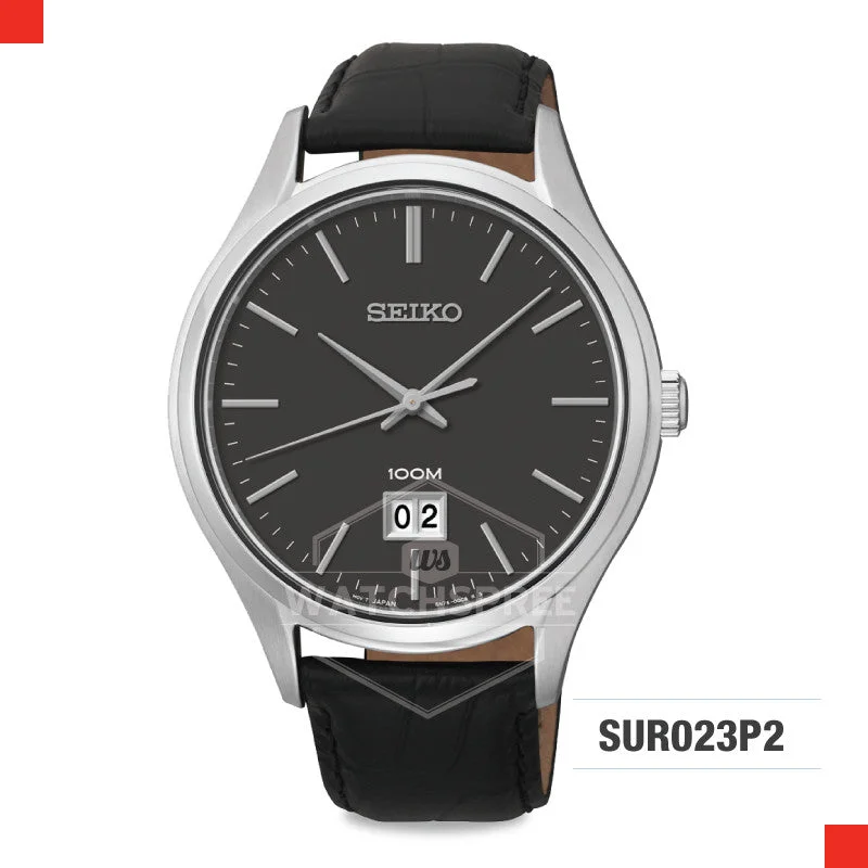 sport watches for men with heart rate sensor and step counter-Seiko Quartz Watch SUR023P2