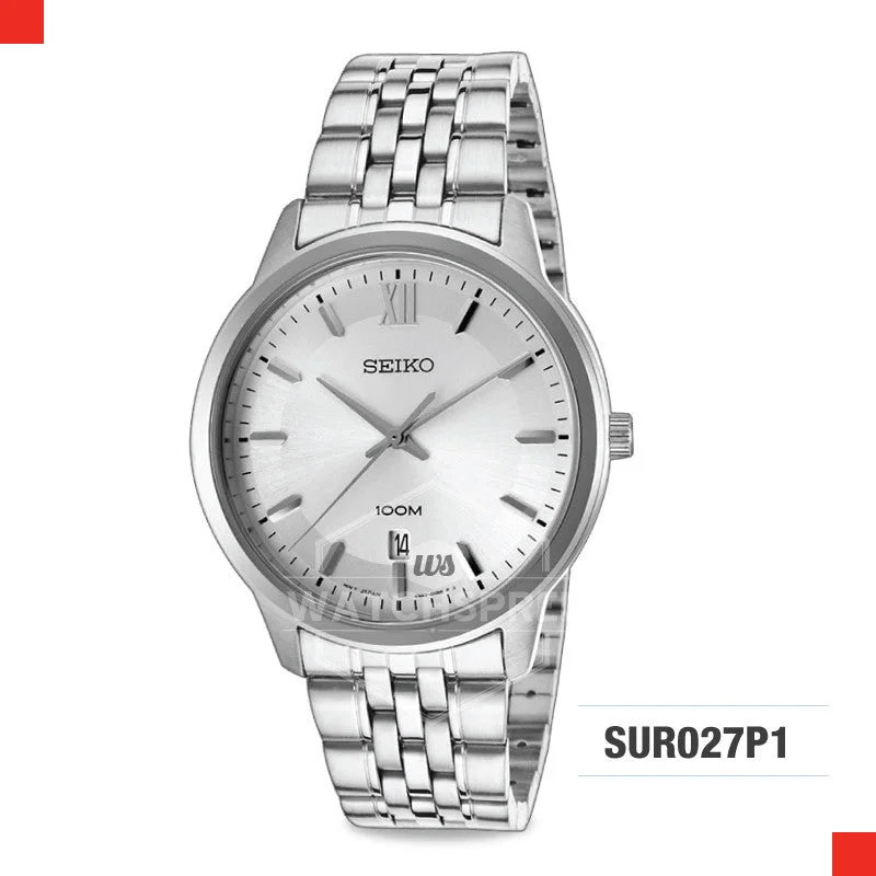 women’s fitness watches with built-in GPS and heart rate monitor-Seiko Quartz Watch SUR027P1