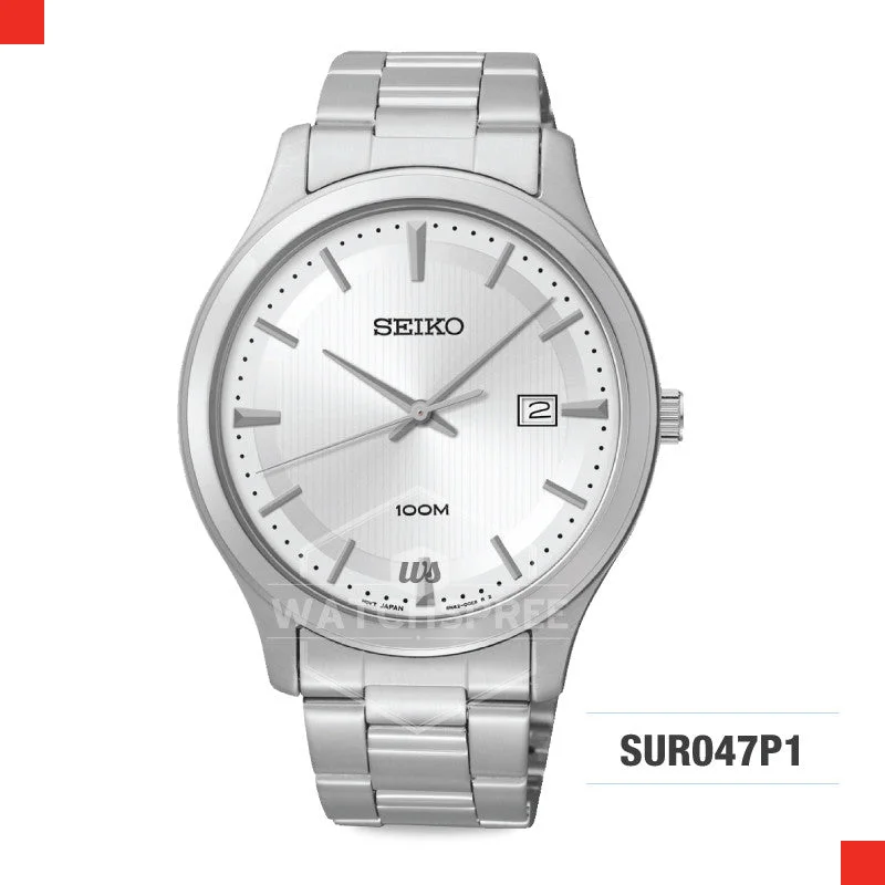 luxury watches with Swiss movement and stylish design for men-Seiko Quartz Watch SUR047P1