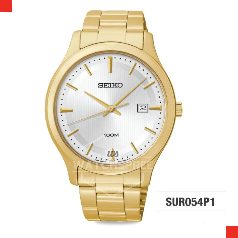 fitness watches for women with built-in GPS and multi-sport modes-Seiko Quartz Watch SUR054P1