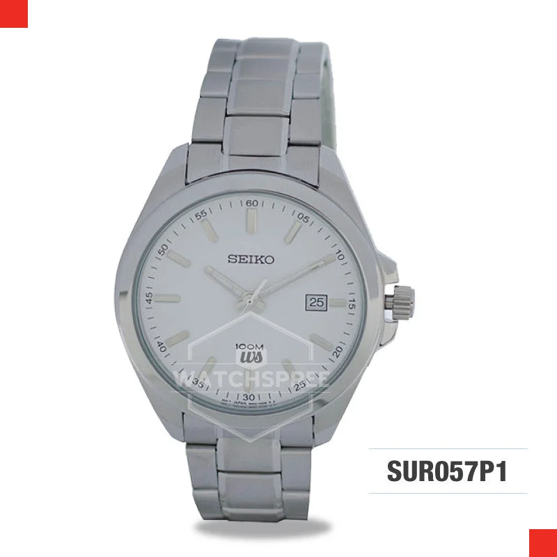 fitness watches for women with customizable display and fitness insights-Seiko Quartz Watch SUR057P1