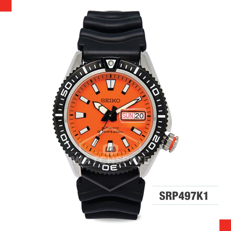 luxury sport watches with GPS, barometer, and altimeter for athletes-Seiko Superior Automatic Diver Watch SRP497K1 (Not For EU Buyers)