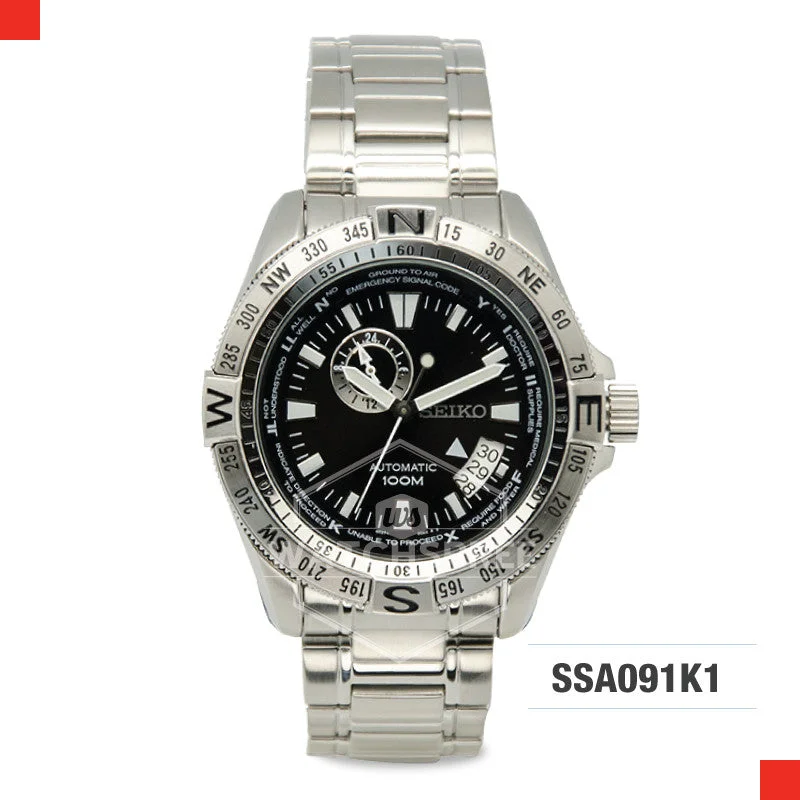 luxury watches with stainless steel case and sapphire crystal face-Seiko Superior Automatic Watch SSA091K1