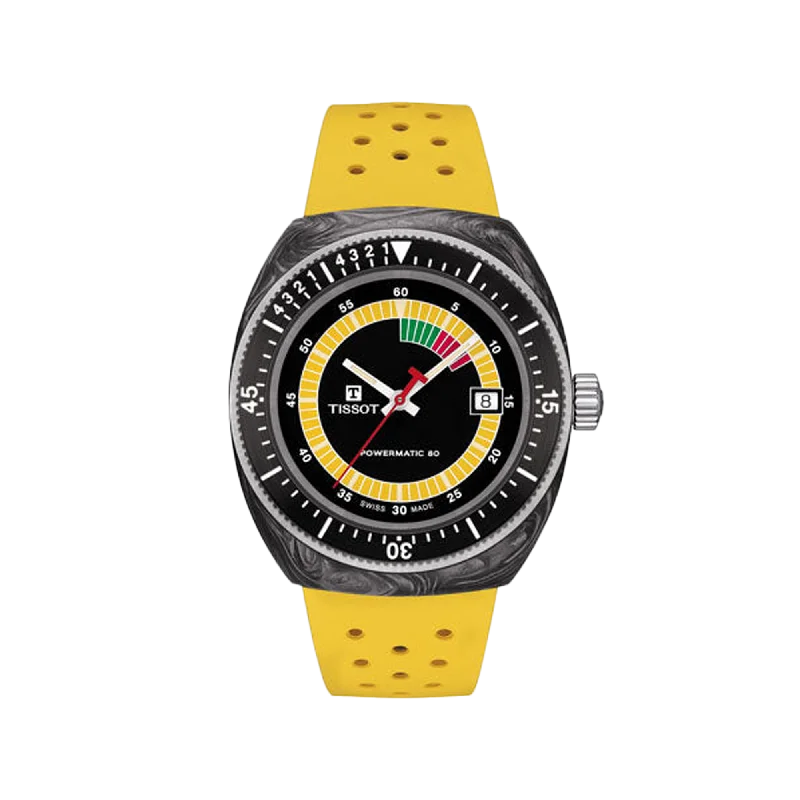 luxury watches with quartz movement and polished case-Tissot Sideral - Yellow