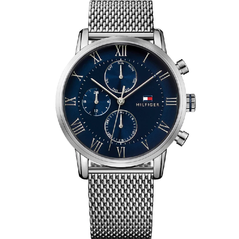 luxury sport watches for men with sapphire crystal and stainless steel-Tommy Hilfiger Kane 1791398 Mutli-Function